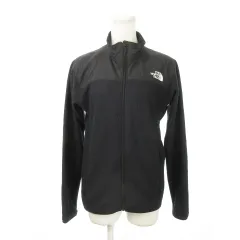 ザノースフェイス THE NORTH FACE マウンテンバーサマイクロジャケット フリース スタンドカラー ジップアップ 切替 ナイロン ロゴ刺繍 アウトドア S 黒 ブラック NL71904 /MN6 ■GY18