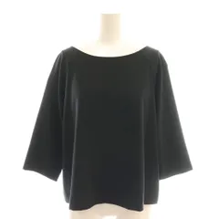 ランバンオンブルー LANVIN en Bleu バックティアードプルオーバーブラウス 38 ブラック /DF ■OSのサムネイル