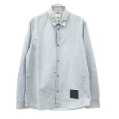 【オーエーエムシー】美品 ロゴ×フォトシャツ 長袖 白 M イタリア製 シルク オーエーエムシー】美品 ロゴ×フォトシャツ 長袖 白 M イタリア製 シルク