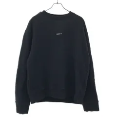 OAMC オーエーエムシー 22AW SILK PATCH SWEATSHIRT シルクパッチスウェットトレーナー 22A28OAJ18 ブラック Lのサムネイル