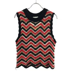 GANNI ガニー Cotton Crochet Vest コットンクロシェニットベスト  ミックス Sのサムネイル