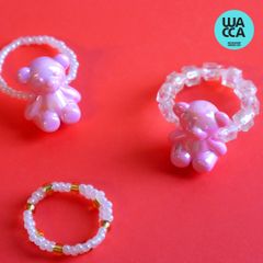 マザーグースの森 ぴよちゃん 指輪 リング ビーズ - メルカリ