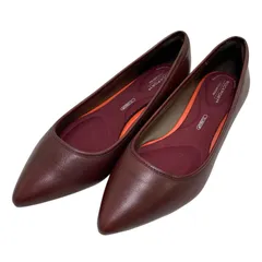 【極美品】ロックポート (22.5) パンプス フラットシューズ ポインテッドトゥ 本革 レザー 希少カラー