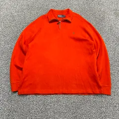 ポロラルフローレン ハーフジップ オレンジ