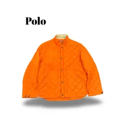 (100)ポロ ラルフローレン オレンジ キルティング ジャケット