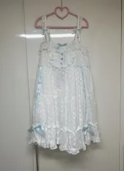 (未着用 新品) 量産型 白 ギャル レース キャミソールワンピース