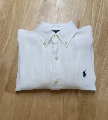 POLO RALPH LAUREN クラシックフィット リネン シャツ ウィメンズ S 新品