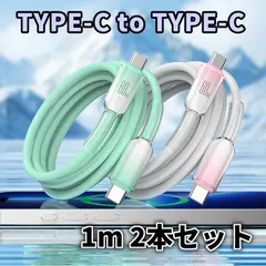 TypeC to Cケーブル USBタイプC充電器 1m 2本