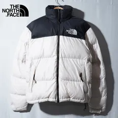 ノースフェイス THE NORTH FACE ヌプシ ダウンジャケット 700フィル L 相当 表記 M レッド ブラック ロゴ刺繍 テック系 オーバーサイズ ストリート 古着 Y005