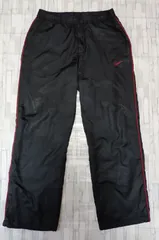 NIKEナイキナイロンパンツ厚手裏起毛ブラックサイズL※穴あき有