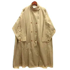 フリークスストア FREAKS STORE ビッグ シルエット スタンドカラー フレア コート トレンチ キャメル F F20-LTK-19