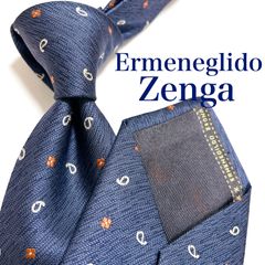 美品 エトロ ネクタイ ハイブランド ペイズリー柄 光沢 ジャガード織り