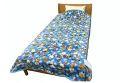 スヌーピー あったか毛布・スヌーピー（EAT）(N-2409-1420-SN) PEANUTS(シングルサイズ）140×200cm シングル 洗える ウォッシャブル 寝具 ブルー ひざ掛け ブランケット 秋冬春夏 あったか かわいい キッズ スヌーピー