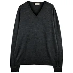 古着 ジョンスメドレー JOHN SMEDLEY Vネック ウールニットセーター 英国製 メンズXXL相当/eaa601478
