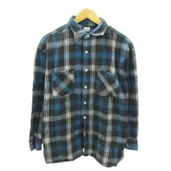 50s～60s マチネル 皿ボタン ブルー系 BIGYANK ファイブラ 2026年最新】BIG yank ネルシャツ 60sの人気アイテム - メルカリ