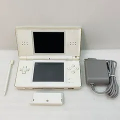 【動作確認済み】【やや難あり】ニンテンドー DS Lite 本体 クリスタルホワイト USG-001 DSハード 白 17