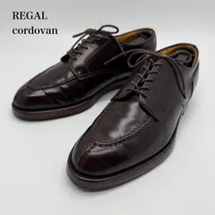 美品✨リーガル　ドレスシューズ　W515 シェルコードバン REGAL シェル コードバン 2112 25cm 旧リーガル プレーントゥ 黒
