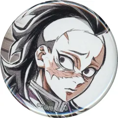 【中古】バッジ・ビンズ 不死川玄弥 44mm缶バッジ 「WEBSHOPくじ 鬼滅の刃 柱稽古編 第五話『鬼を喰ってまで』柱描き下ろしイラスト」 E賞