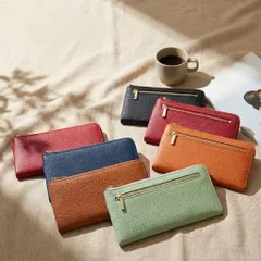 長財布 レディース メンズ 本革 牛革 L字ファスナー 財布 薄型 薄い スリム 大容量 長サイフ