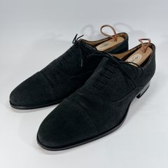 Salvatore Ferragamo スエードダービープレーントゥ メンズ - メルカリ
