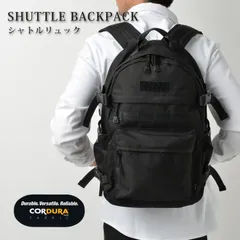 バックパック メンズ レディース コーデュラ 大容量 A4 通学 通勤 旅行 アウトドア ビジネス 黒 軽量 多機能 撥水 シャトルバックパック リュックサック