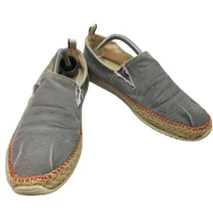 ポールスミスジーンズ Paul Smith JEANS SKXG M320 WCA GREY WASHED CANVAS エスパドリーユ  スリッポン メンズ US：10 