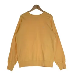 THE NORTH FACE PURPLE LABEL ノースフェイス パープルレーベル 10oz Mountain Crew Neck Sweat クルーネックスウェットトレーナー イエロー NT6303N Size L