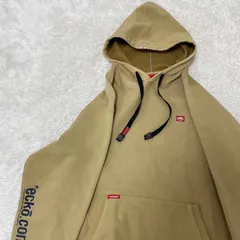 【希少】エコーアンリミテッド　パーカー　アームロゴ　XL ベージュ　裏起毛