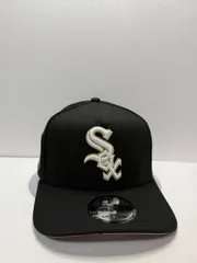 Newera シカゴホワイトソックス 125thアニバーサリー 9fifty A-FRAME スナップバックキャップ ブラックカラー