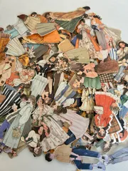 素材紙 コラージュ素材 大容量 フレークシール かわいい おしゃれ ステッカー 女の子 女子 少女 ガール 男の子 人物 シール 手帳デコ 日記シール カレンダー