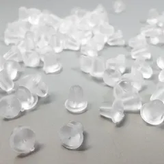 ＊10g 約450個前後＊ 軟質プラスチック ピアスキャッチ ピアスバック ピアスストッパー pe007s2
