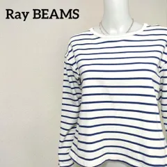 レイビームス Ray BEAMS マリンテイスト ボーダー バックフレアーＴシャツ 大人カジュアルのサムネイル