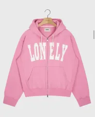 NOHANT(ノアン) lonely/lovely フードジップアップ ピンク mサイズ