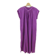 サンプリシテ ロングワンピース 半袖 ブランド トップス レディース Fサイズ パープル SIMPLICITE 【中古】