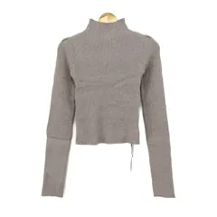 グレイル リブニット セーター 長袖 未使用 トップス レディース Mサイズ ベージュ GRAIL