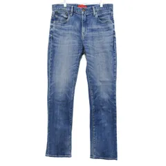 レッドカード デニムパンツ ジーンズ ジーパン ストレッチ ブランド ボトムス 日本製 レディース 27サイズ ブルー RED CARD 【中古】