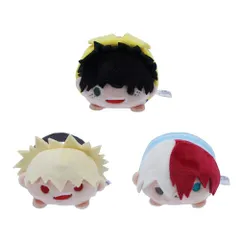 堀越耕平展 僕のヒーローアカデミア 原画展 のるキャラマスコット 3体セット CHILDHOOD 緑谷出久 爆豪勝己 轟焦凍 ヒロアカ展 堀越耕平 マスコット ぬいぐるみ