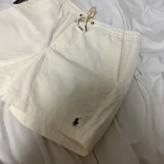 (新品) POLO RALPH LAUREN ポロラルフローレン コーデュロイ フラップスター パンツ ハーフパンツ メンズ Sサイズ