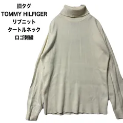 トミーヒルフィガー　TOMMY HILFIGER　リブニット　タートルネック　旧タグ