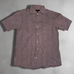 CHRISTIAN ORANI ストライプ 半袖シャツ（Mサイズ）