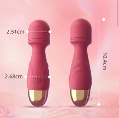 匿名配送再入荷　最安　お得な２個セット　ミニハンディマッサージャー　肩こり　腰痛　電マ　バイブ　USB　美容家電のサムネイル