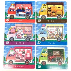 【中古品】どうぶつの森 amiibo サンリオ キャラクター コラボ 6種 セット【024-251119-mo-04-fur】
