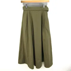 ディッキーズ スカート ベルト付き ボトムス レディース Sサイズ カーキ Dickies 【中古】のサムネイル