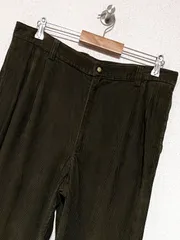 【Eddie Bauer】00s 2タック コーデュロイパンツ W36 エディーバウアー ビックサイズ 古着
