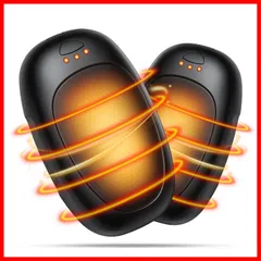 【在庫処分】かいろ 電気あんか 小型 超軽量 ハンドウォーマー 持ち運びやすい 長時間連続発熱可能 USB充電式 急速充電 電気カイロ 3階段温度調節 旅行 3秒急速発熱 出張 両面発熱 エコカイロ プレゼント用 【新型分離式設計/2個セット】 充電式カイロ