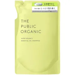 ザ パブリック オーガニック シャンプー 詰め替え 【スーパー バウンシー】 400mL アミノ酸 アロマ 精油 ヘアケア ノンシリコン 日本製 0