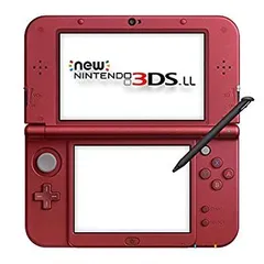 【中古】「未使用品」Newニンテンドー3DS LL メタリックレッド（メーカー生産終了）