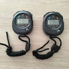 ストップウォッチ 2個 タイム スポーツ 時計 アラーム 工具 デジタル 激安 まとめ売り アウトドア キャンプ