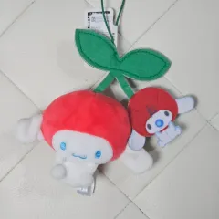 サンリオ シナモロール さくらんぼ キーホルダー ぬいぐるみ 正規品