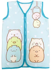 [MORIPiLO] スリーパー 着る毛布 サンエックス すみっコぐらし (やわらかシープボアスリーパー) 可愛い あったか パジャマ グッズ 大人子供兼用 ブルー 50x70cm キャラクター まくらのモリシタ